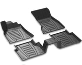 3W Audi Q5 floor mats full set front row with edge-to-edge protection.