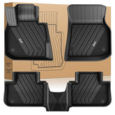 3W BMW X3 edge-to-edge fit floor mats protect carpets with precise coverage.