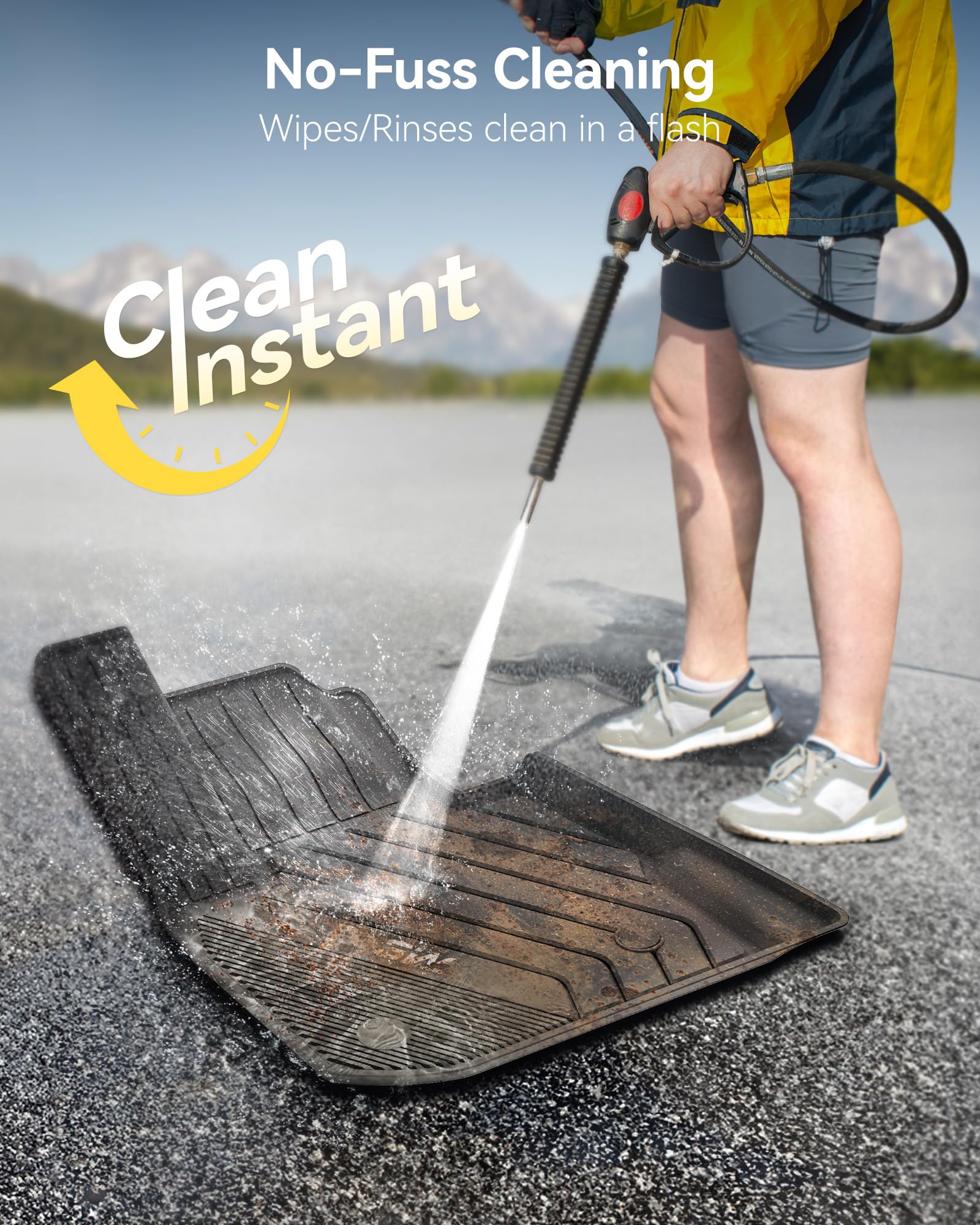 3W BMW X4 all-weather mats guard from rain, snow, mud.