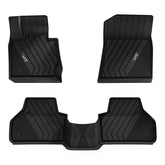 3W floor mats for BMW X3 edge-to-edge fit protecting carpets from spills