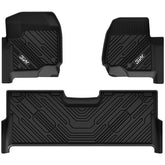 3W Ford F-250 floor mats with edge-to-edge fit shield the cabin
