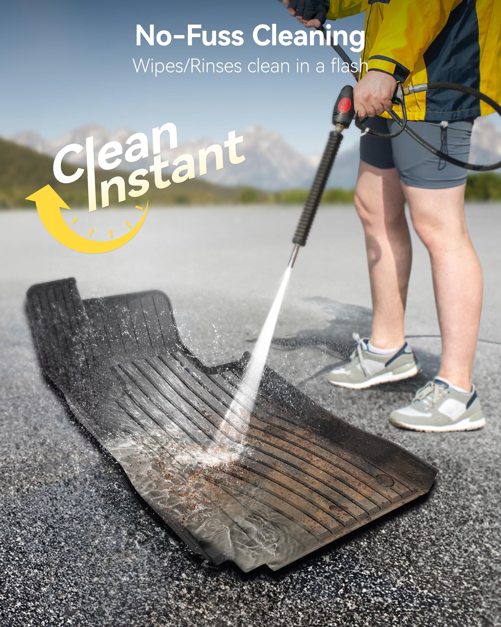 Custom-fit 1st and 2nd row mats for 2024–2026 E-Class models