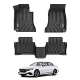 3W Mercedes E-Class floor mats edge-to-edge protection for full coverage