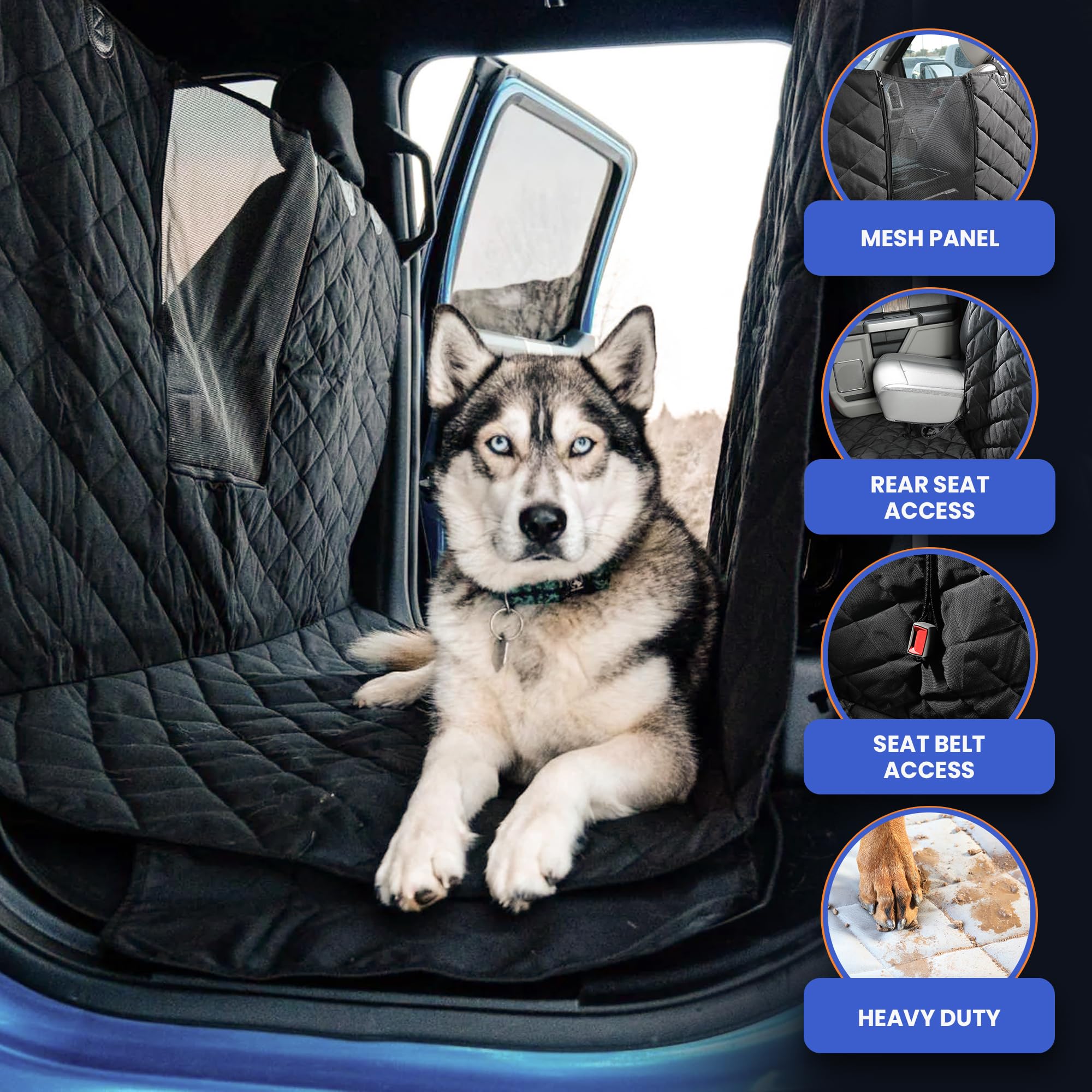 4Knines dog floor hammock durable 600D polyester withstands daily wear