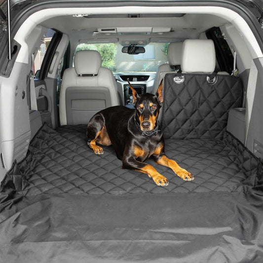 4Knines Split Cargo Liner 60/40 fit protecting SUV cargo area from spills and dirt
