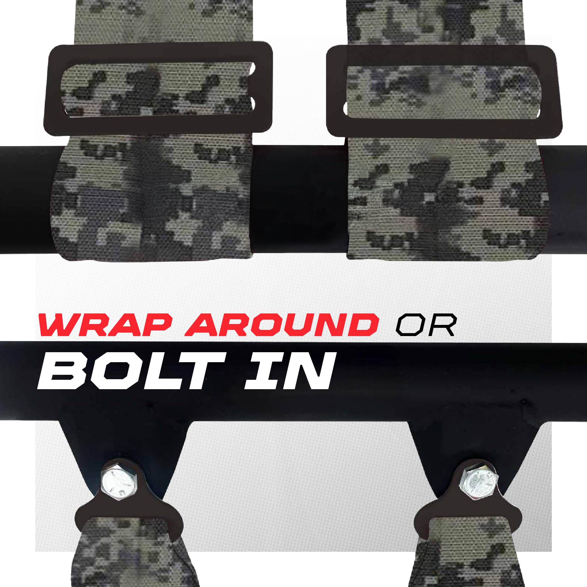 Vibrant color options for 50 Caliber Racing 4 Point Harness customization