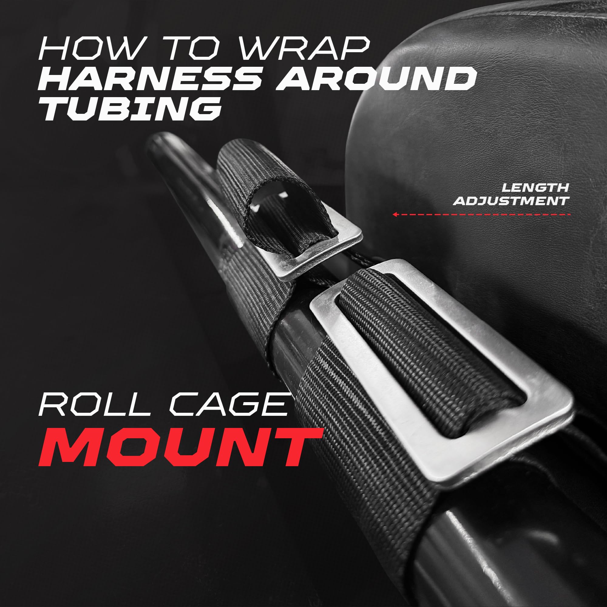 50 Caliber Racing install hardware enables bolt-in or wrap-around mounting.