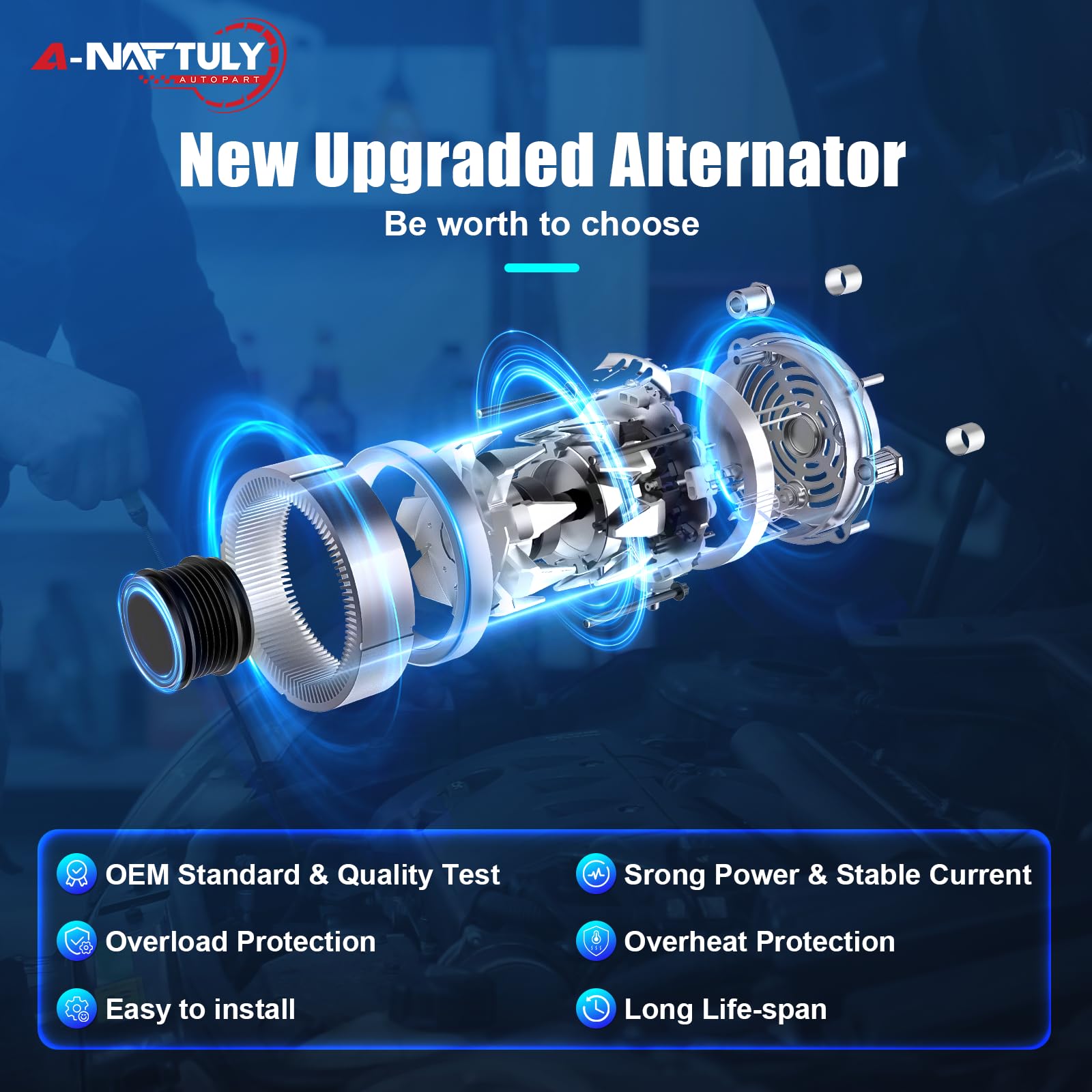 A-NAFTULY 1022110610 packaging box showcases ready to install replacement.