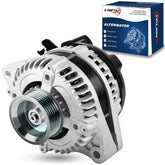 A-NAFTULY 130A alternator front view for reliable vehicle charging