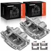 A-Premium brake caliper front-left view for GM vans demonstrates sturdy construction for reliable braking.