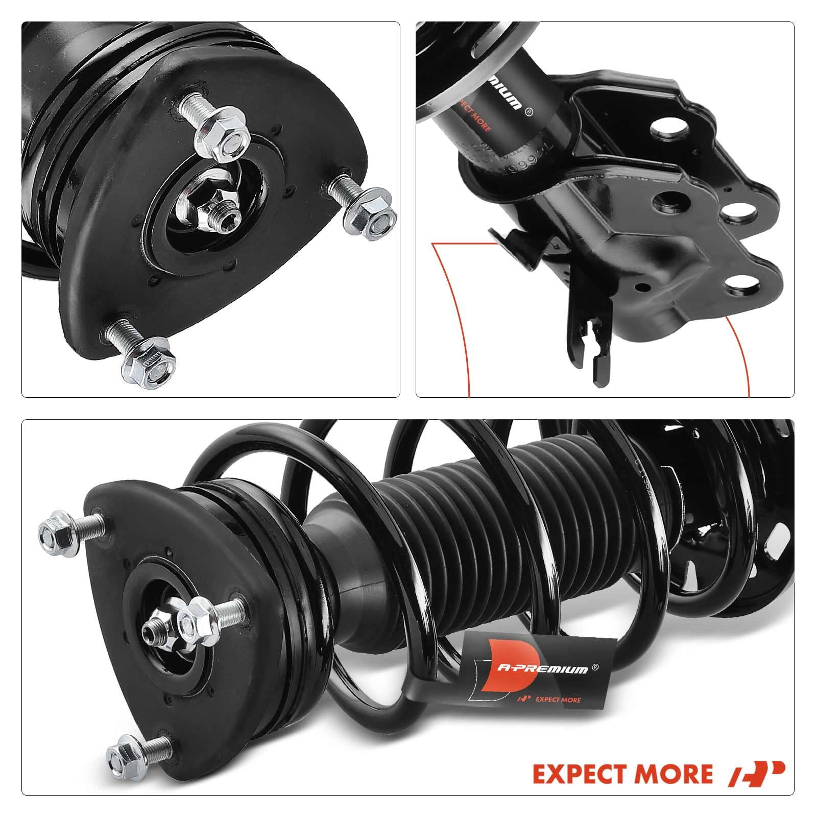 A-Premium front suspension assembly installed on Mazda 6 during test drive