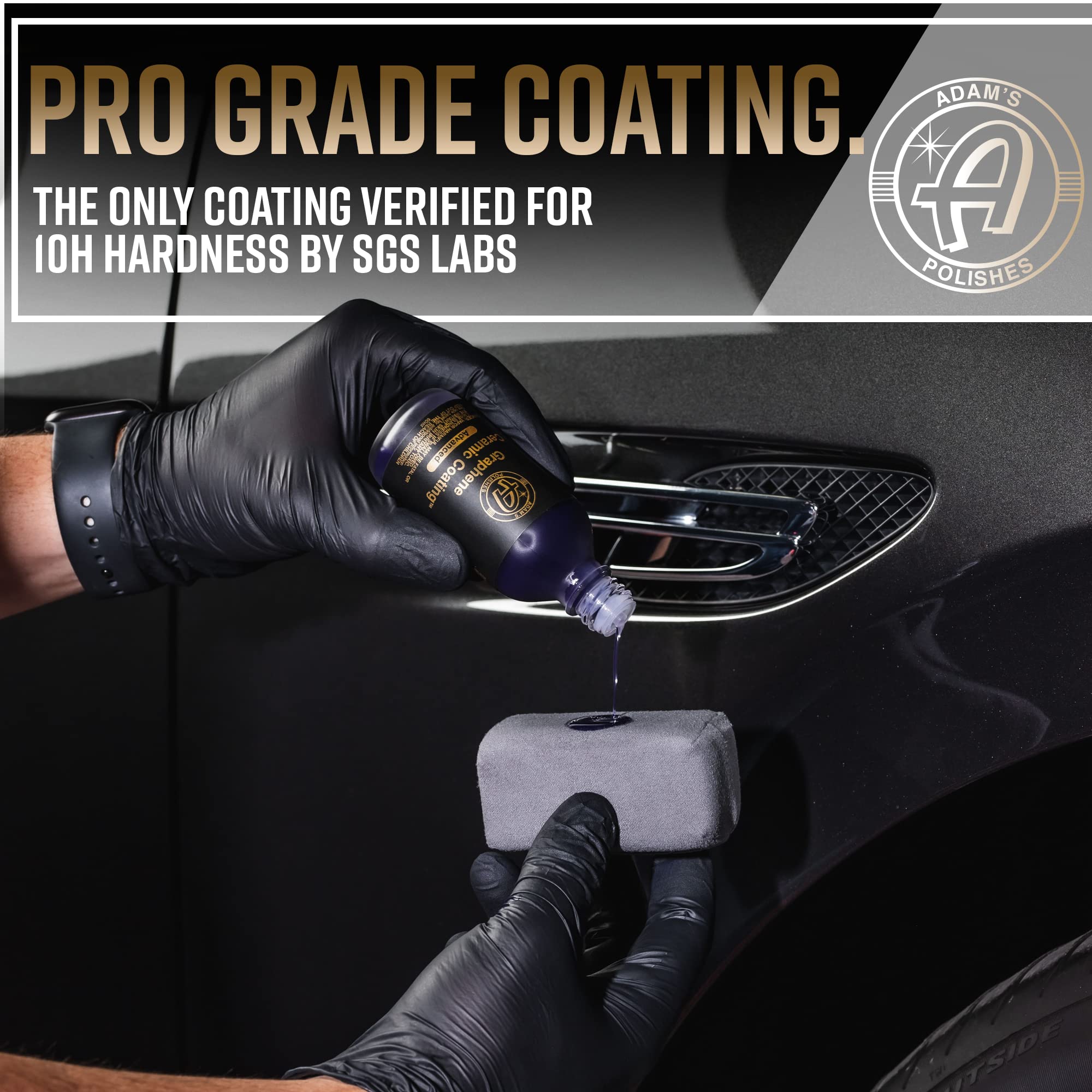 Adam's Graphene Coating delivers ultra high gloss.