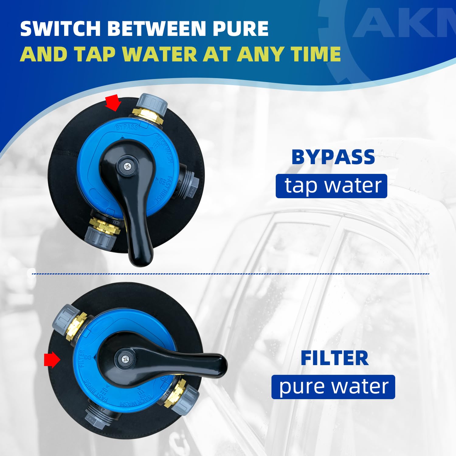 AKM Spotless Water System resin tank features durable FRP housing