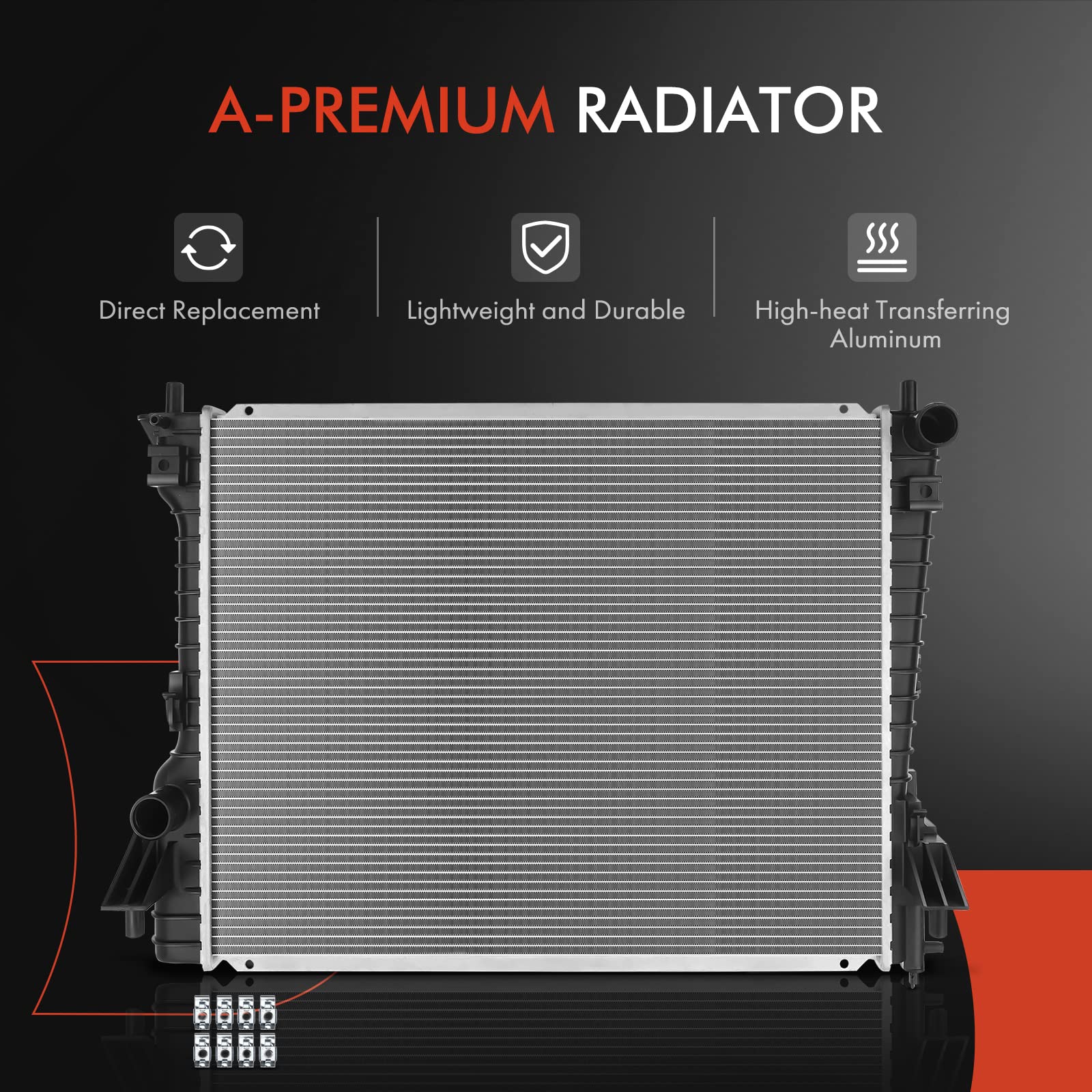 A-Premium engine cooling test label indicating reliability testing.