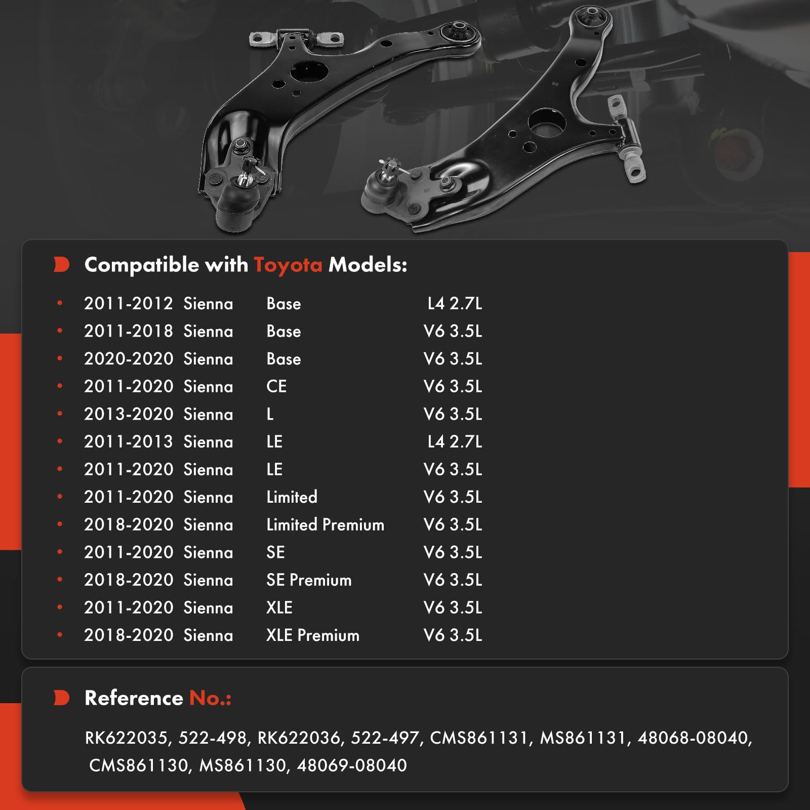 A-Premium control arm bushing detail supports smoother handling and durability