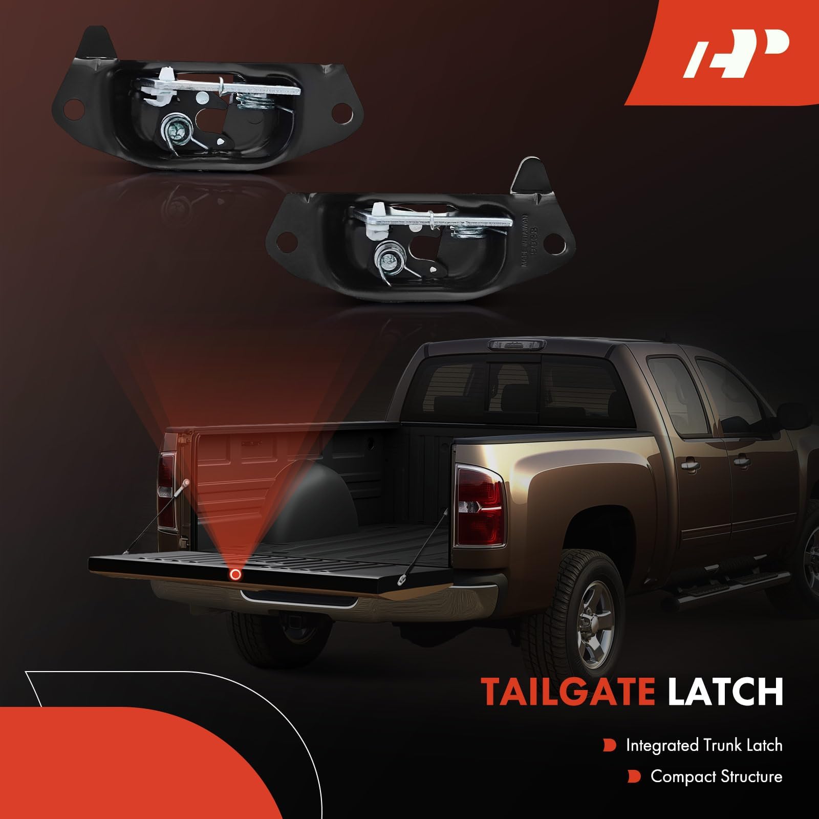 A-Premium fleetside latch rods for proper tailgate alignment