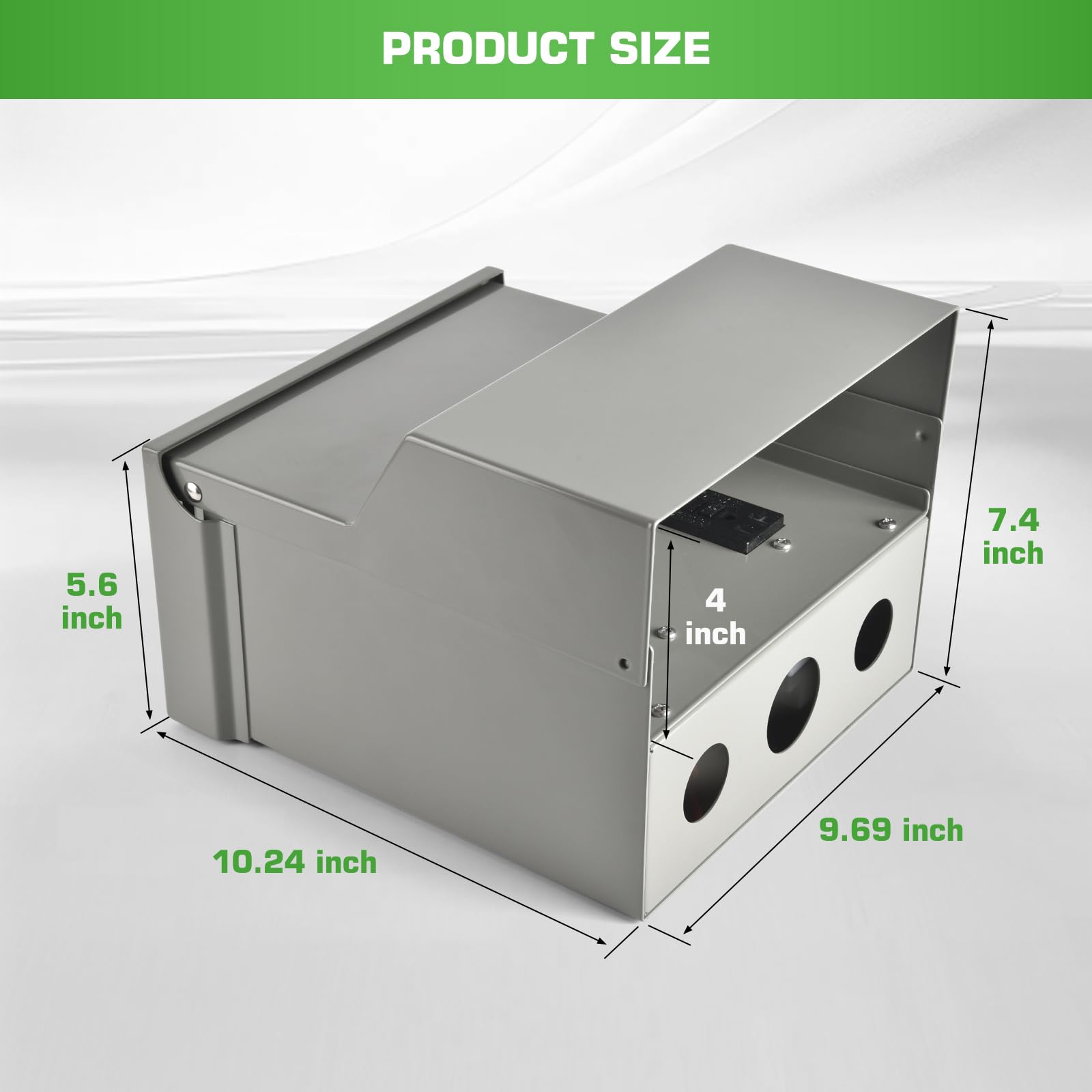 Umaogus RV outlet box wiring guide view illustrates straightforward temporary power setup.