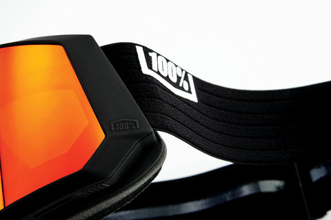 100% Snowcraft XL HiPER anti-fog dual-pane lens detail