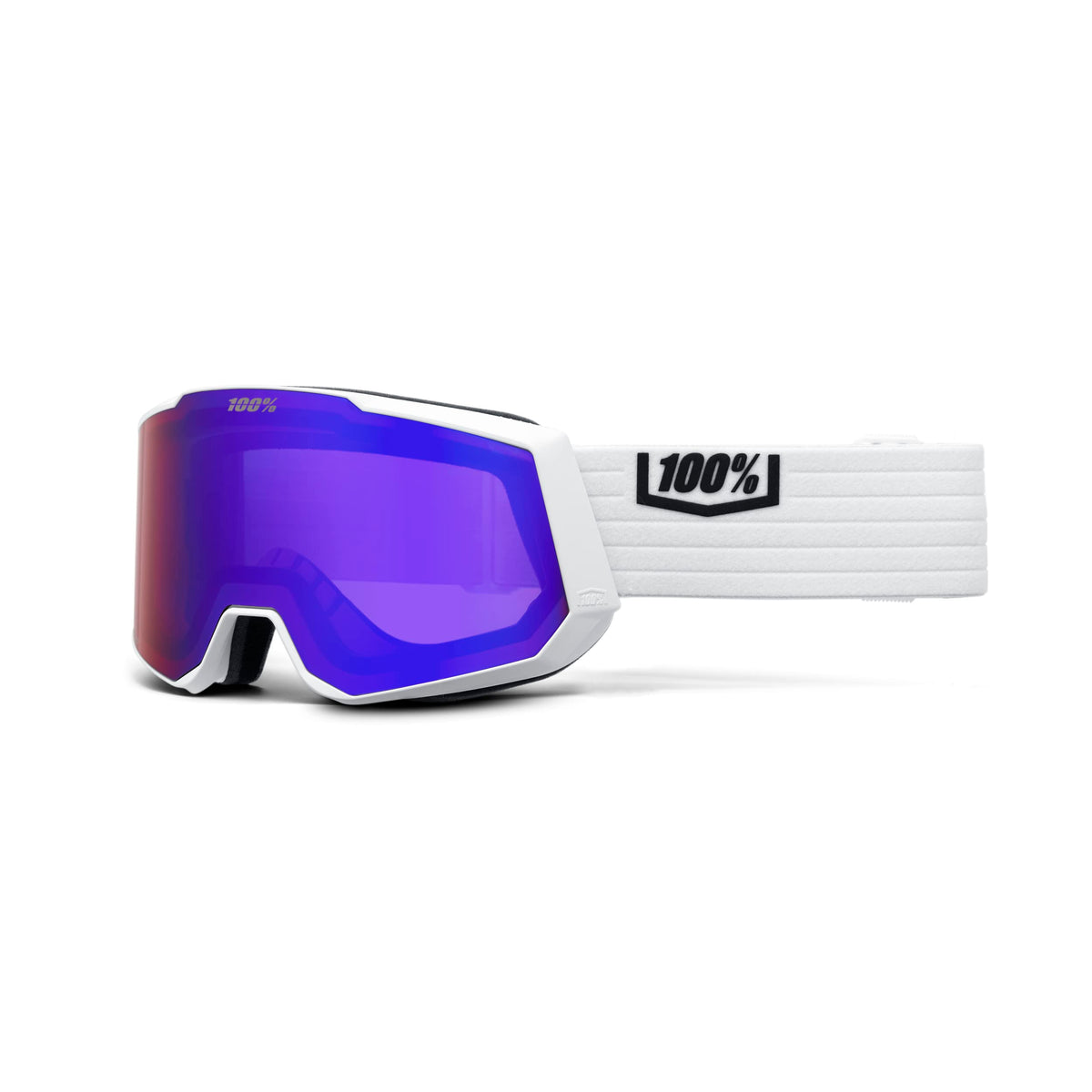 100% Snowcraft XL HiPER mirror violet lens enhances alpine contrast.