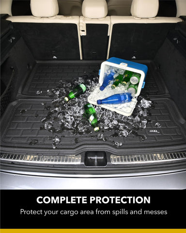 All-weather protection from 3D MAXpider Kagu cargo liner for Tesla Model 3 Highland