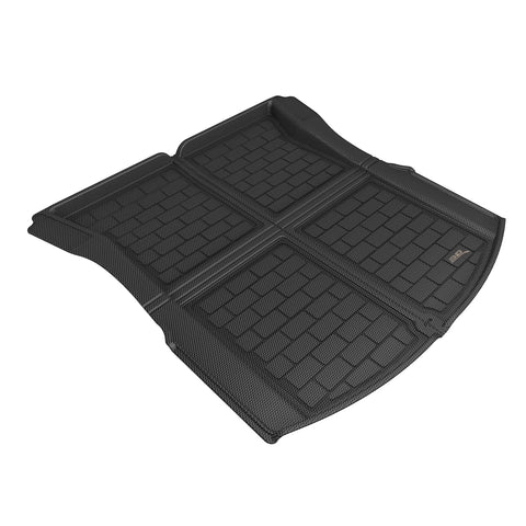 3D MAXpider Kagu cargo liner for Tesla Model 3 Highland front view protects trunk from spills
