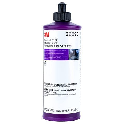3M machine polishing compound bottle for reducing swirl marks during detailing