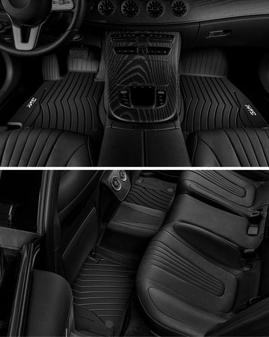 3W Benz E-Class mats protect against rain and slush