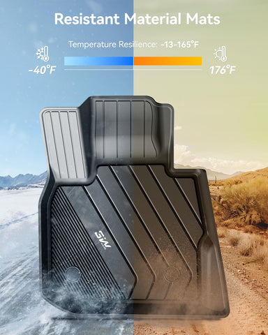 3W floor mats easy to clean with water or damp cloth.