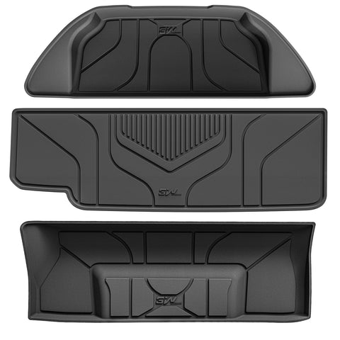 3W Cargo Liner for Tesla Model X front floor mat with precise custom fit and protection.