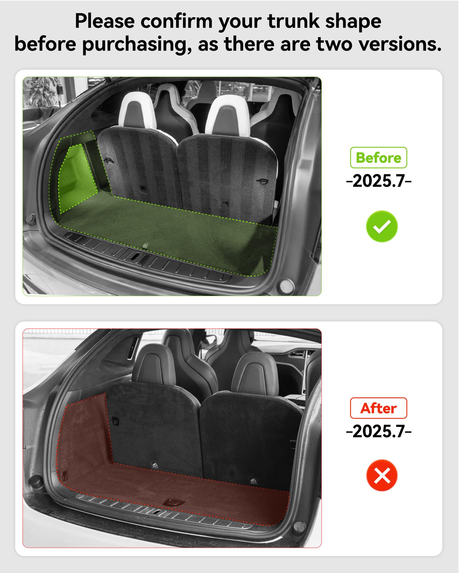 3W Cargo Liner injection molding detail highlights precise texture and durability.