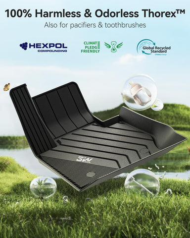 Anti-slip design of 3W floor mats for BMW X3/X4