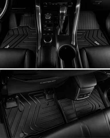 Fast installation of 3W floor mats in Lexus NX 2015-2021