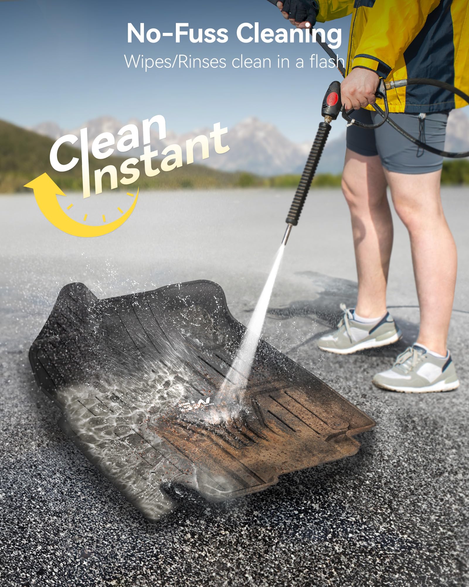 3W floor mats for Honda Odyssey 3rd row protection.