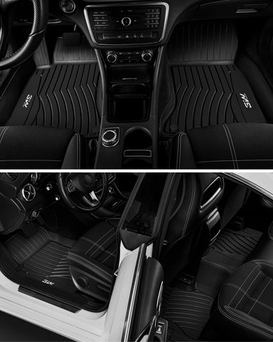 3W floor mats Mercedes E-Class easy to wipe clean after spills