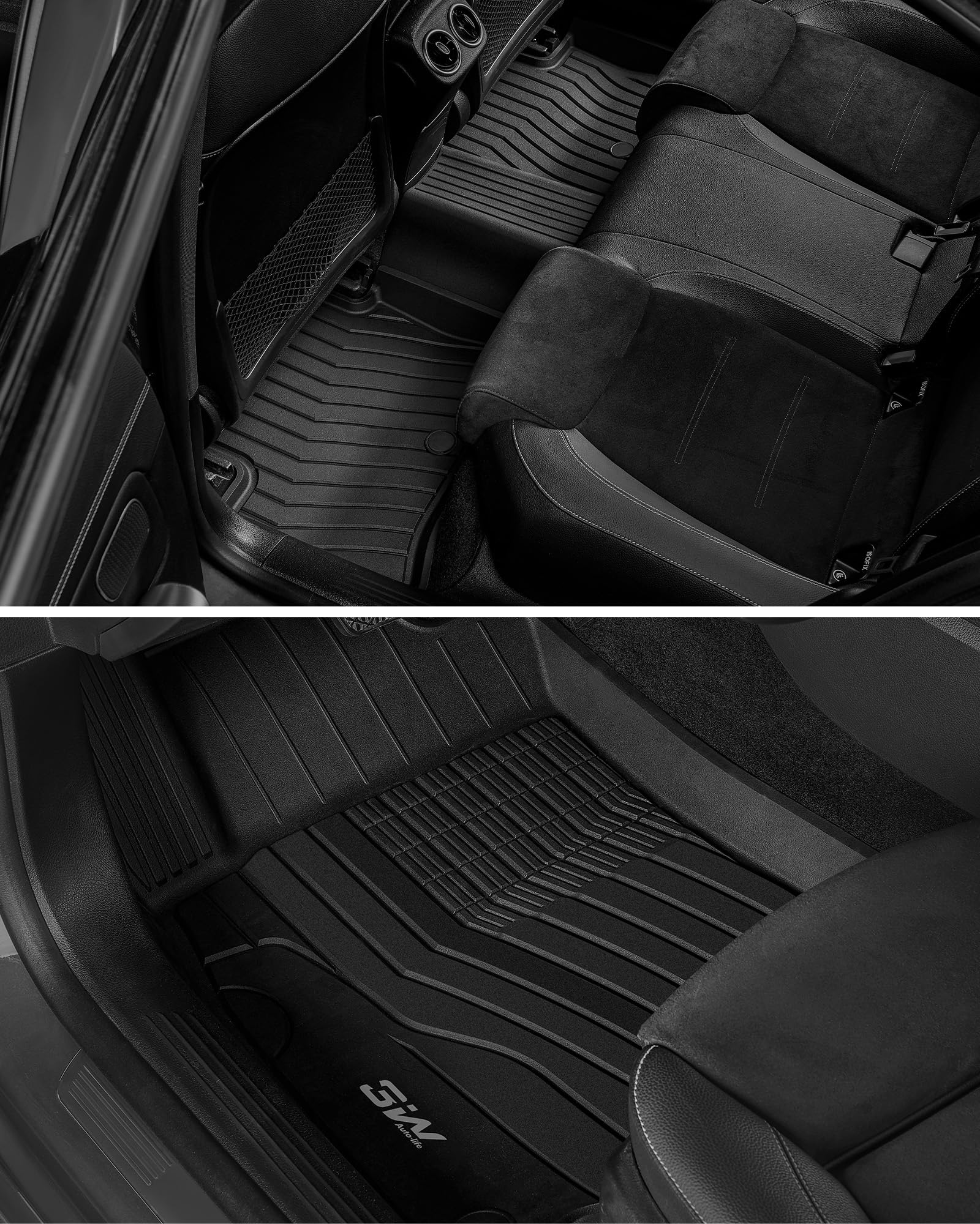 3W Mercedes GLA front driver floor mat secure grip and protection