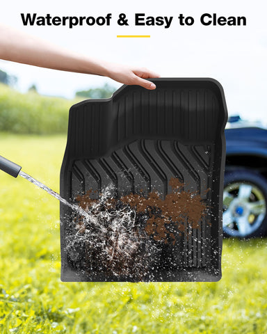 3W Nissan Rogue custom-fit floor mats for edge-to-edge protection