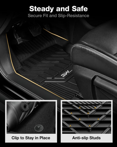 3W Nissan Rogue mats are easy to clean with water