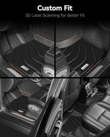 3W Porsche Macan floor mat anti-slip texture stays in place during entry and exit.