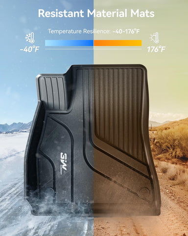 3W Tesla Model 3 full set of floor mats and trunk liner