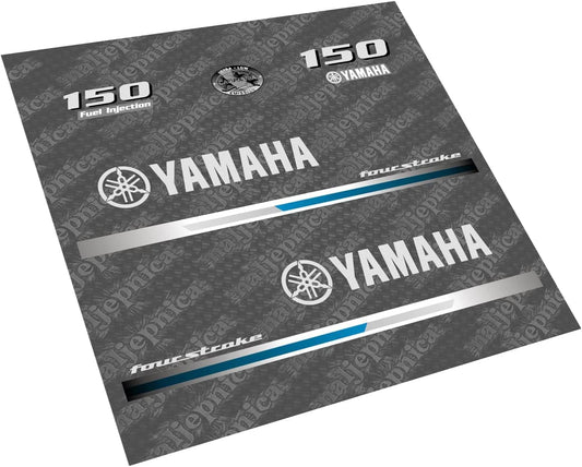 411 DECALS Yamaha 150 FS front decal, durable vinyl for outdoor use.