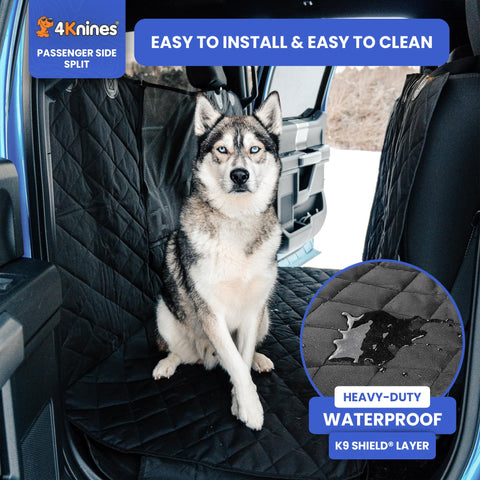 4Knines dog floor hammock 60/40 folded-seat platform enables easy access