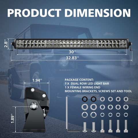 4WDKING combo beam offers broad coverage for night driving and work tasks.