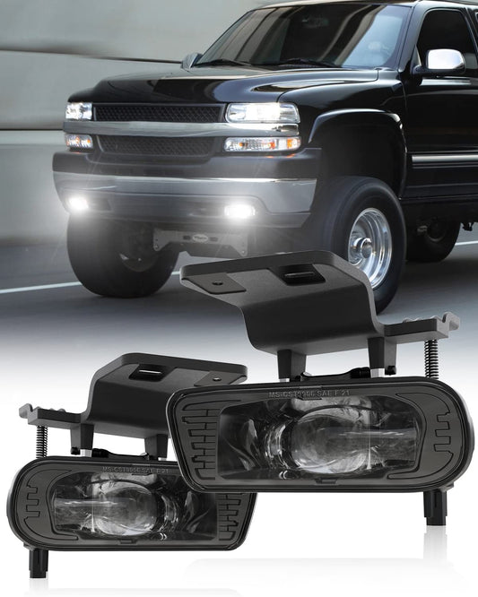 4X4FLSTC LED fog light front view showing brighter nighttime visibility