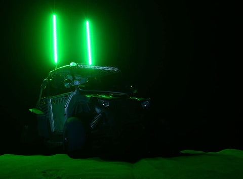 5150 Whips 187-style LED close-up showing durable diodes for vibrant effects