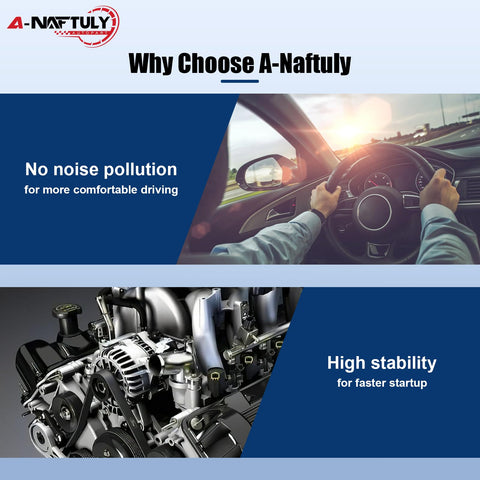 A-NAFTULY alternator 6-groove clutch detail with smooth engagement