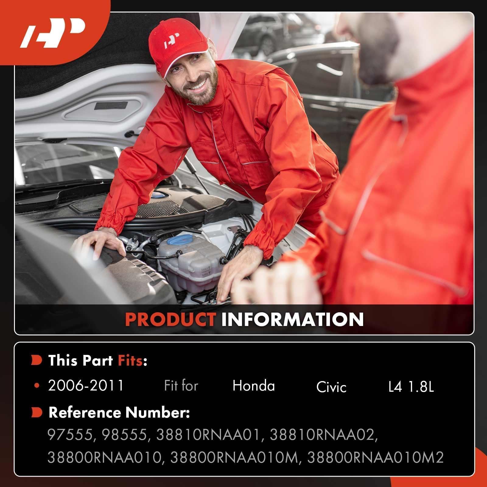 A-Premium AC compressor clutch and pulley detail side view for accurate replacement