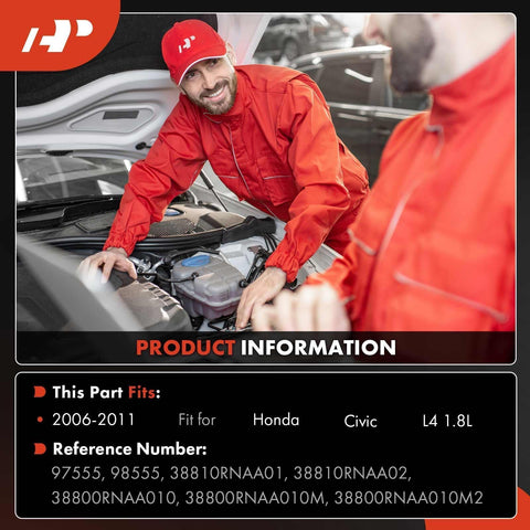 A-Premium AC compressor clutch and pulley detail side view for accurate replacement