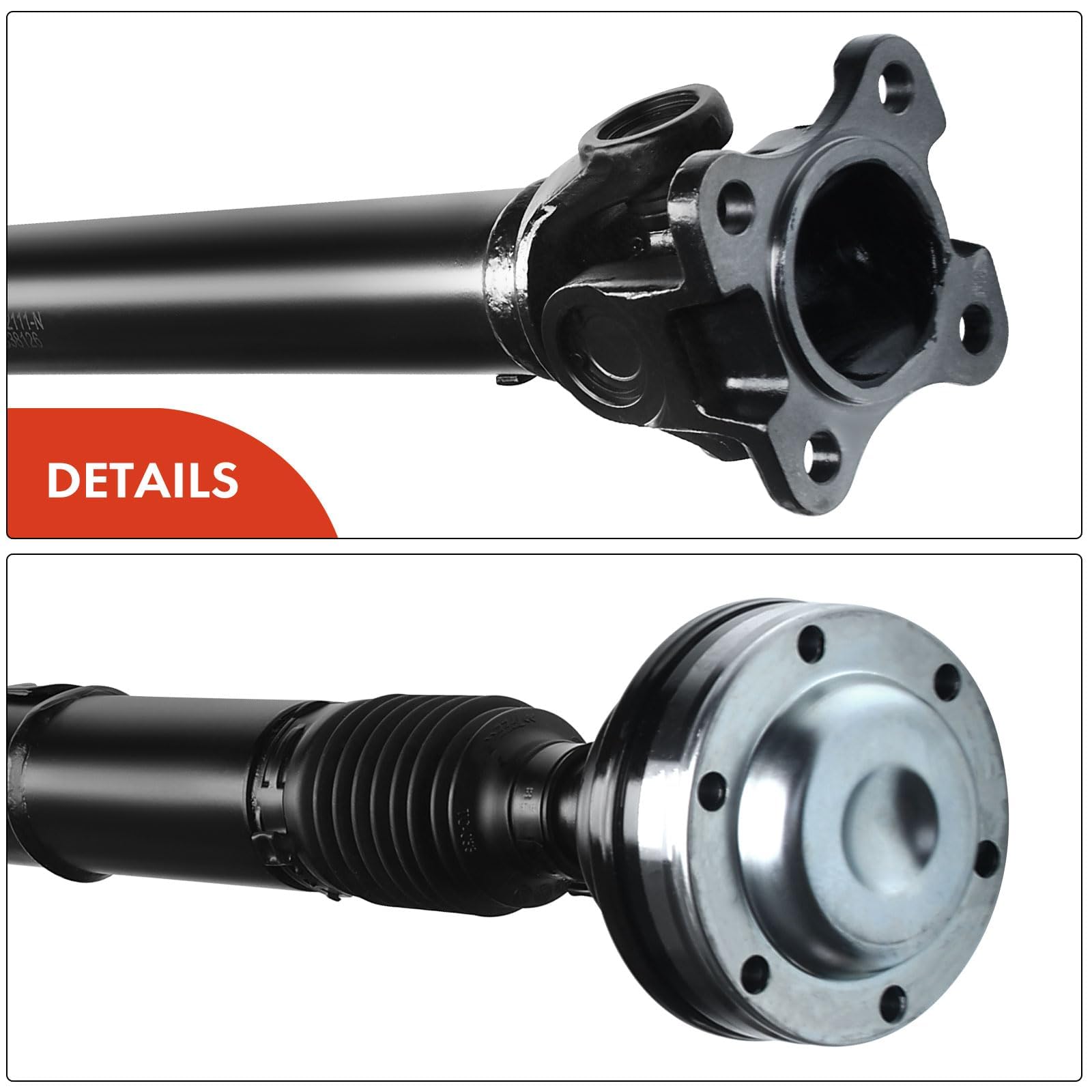 A-Premium front driveshaft assembly compatibility label image for 4WD/AWD fit.