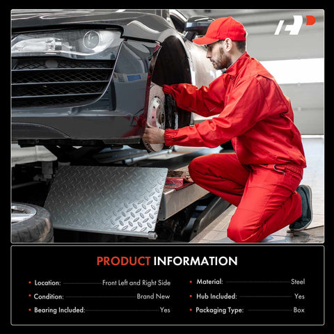 A-Premium front right knuckle hub assembly for Toyota Corolla supports balanced handling.