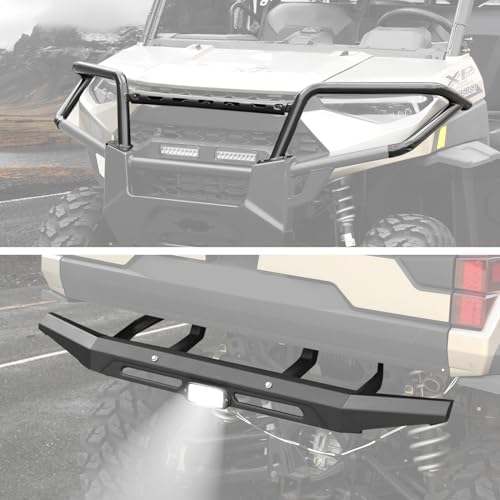 A & UTV PRO front bumper guard protects Ranger XP 1000 from brush.